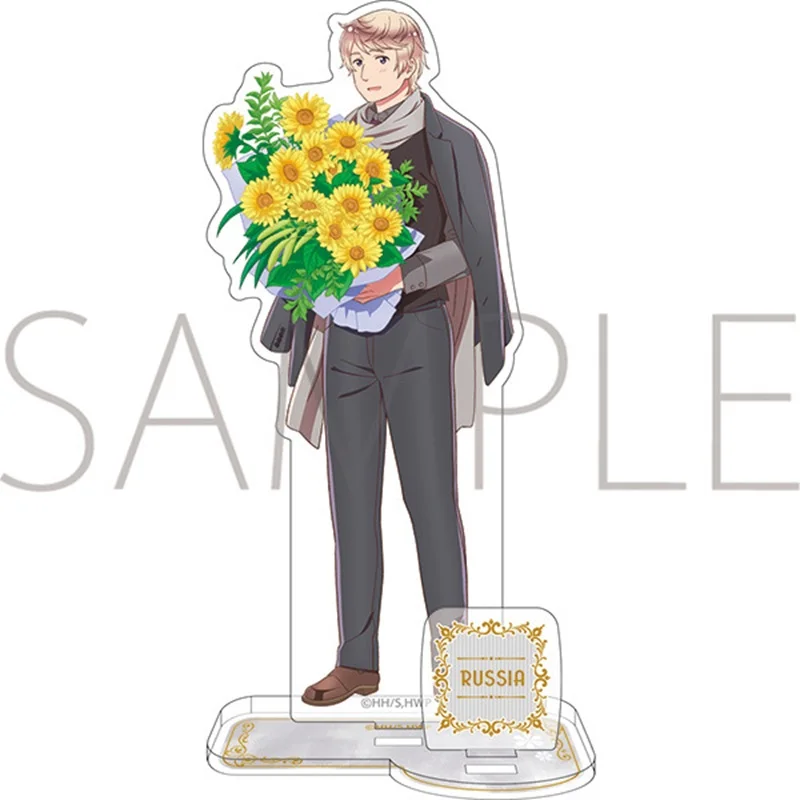 Hot Anime Hetalia: Axis Powers Figuren FRANKREICH RUSSLAND DEUTSCHLAND Acrylständer Modell Schreibtisch Dekor Requisite Valentinstag Stil Geschenke 15CM