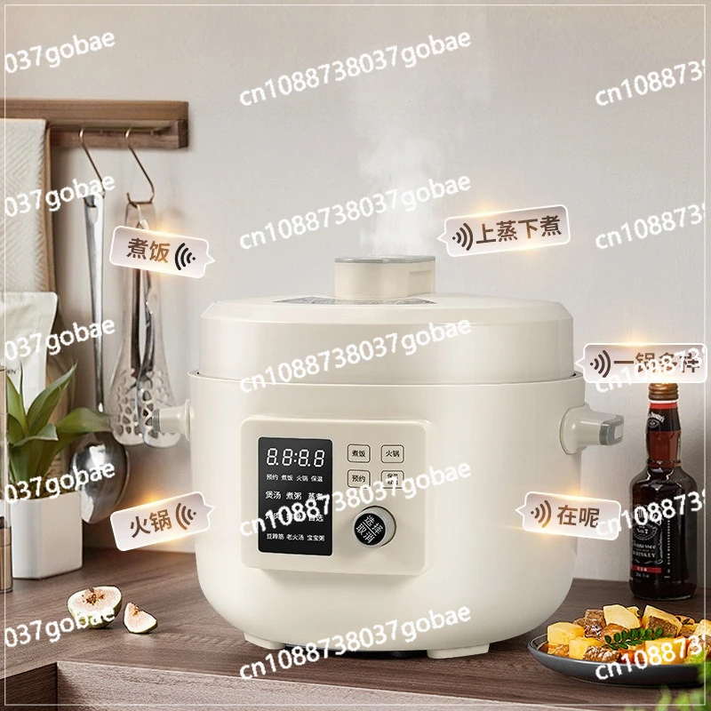 قدر ضغط كهربائي جديد 5 لتر P01 سعة كبيرة ثلاثة بطانة شبكية