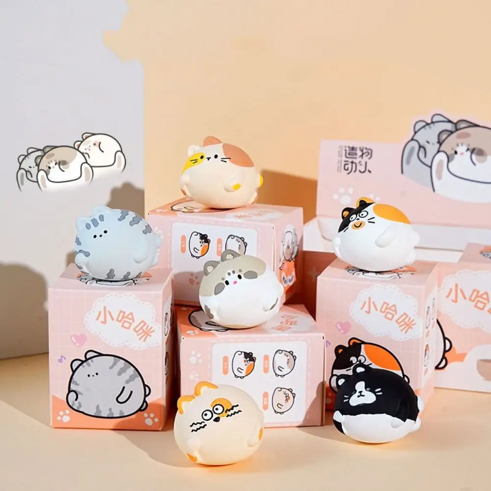 

Cat Resin Figure Round Cat Cat Resin Ornament Lovely Mini Cat Car Decorations Kawaii Cute Cat Ornament Home Decor
