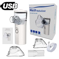 Medical Handheld Portable Nebulizer With USB Ultrasonic Nebulizer Spray Inhaler Cough Phlegm Mesh Nebulizer Machine Adult Kid