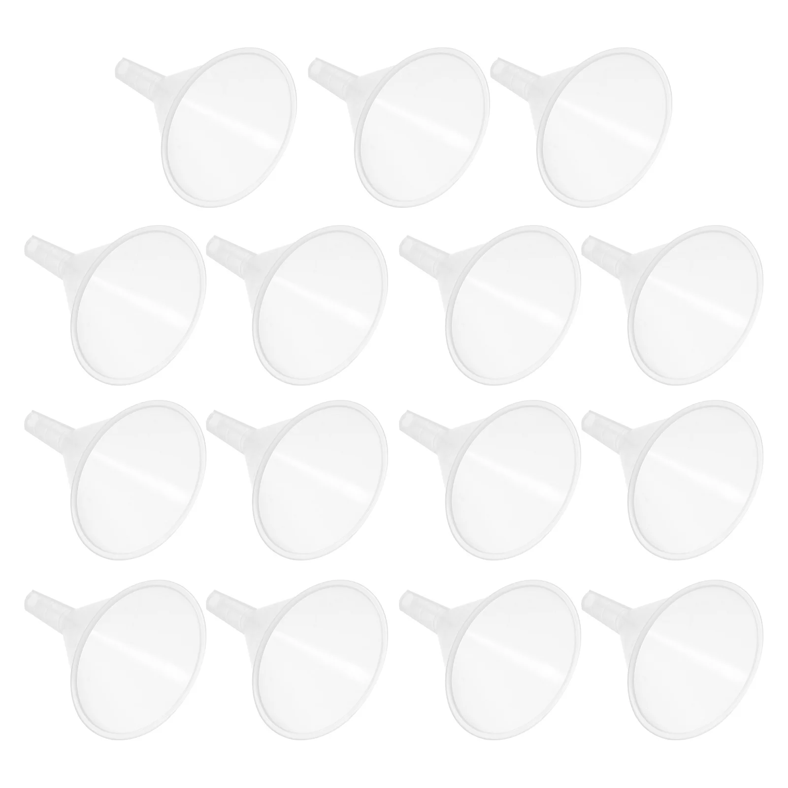 15Pcs 60mm 실험실 깔때기 프리미엄 소재 둥근 모서리 화학 실험 도구 비용 효율적인 매끄러운 표면