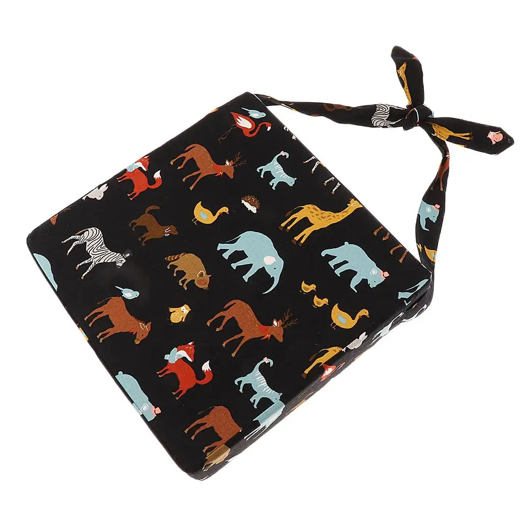 وسادة مقعد معززة للكرسي العالي للأطفال الصغار على شكل حيوان، غطاء قابل للفك #4
