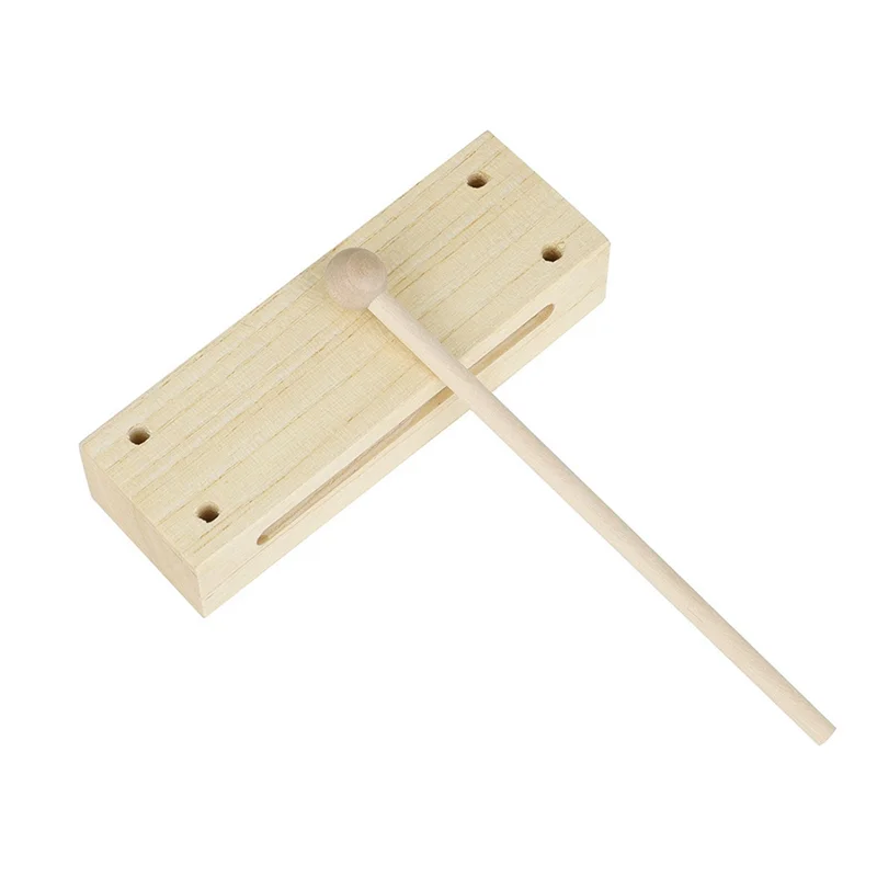 2525+ High-Quality Orff Instruments Wooden Percussion Instruments Square Two-Tone Clappers Early Childhoods Education Gift Toy