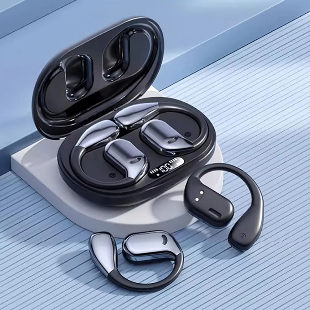 2025 1 par de fones de ouvido de tradução com estojo de carregamento som estéreo com cancelamento de ruído 144 idiomas fones de ouvido de tradução em tempo real