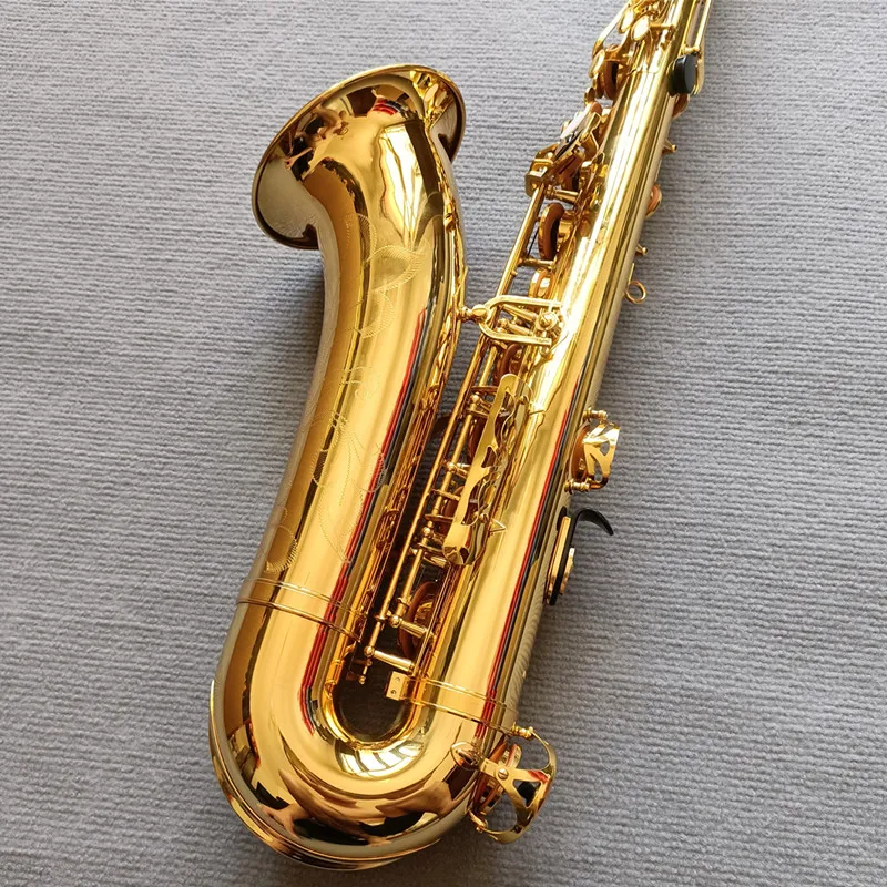 Japan Saxofón Tenor Bb, laca dorada, YTS-62, instrumento Musical de latón amarillo, profesional, con funda, accesorios