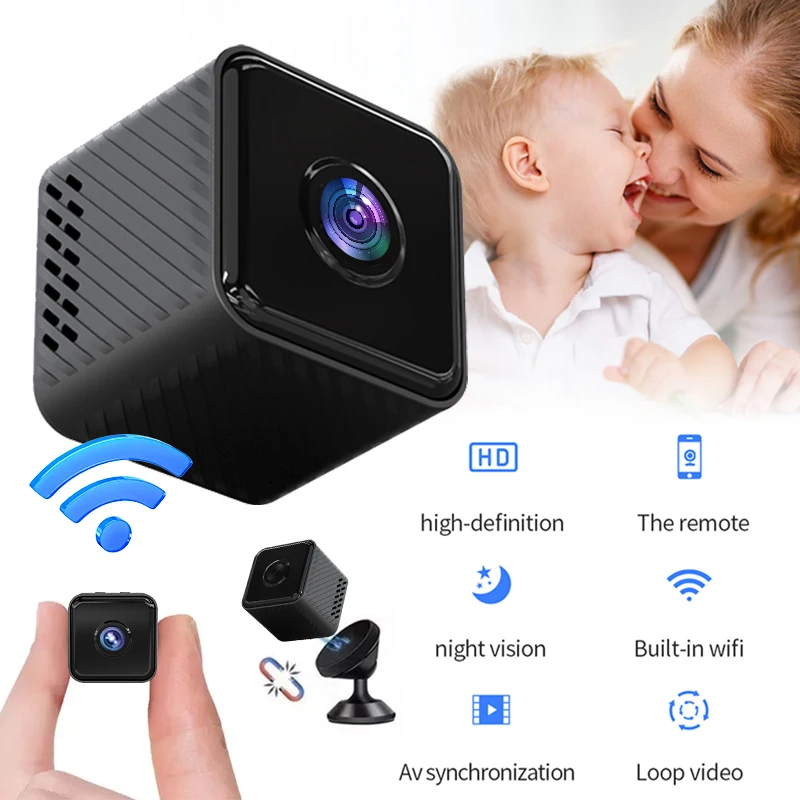 Mini Camera Micro Camera Night Vision Camcorder Camera HD 1080P Sensor Outdoor Sports Camera Recording Cameras Small Camera Cam