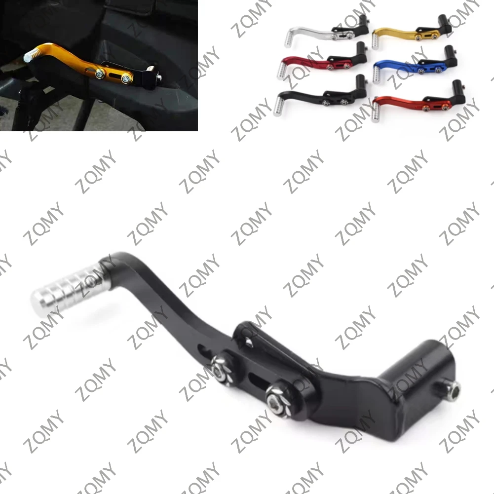 1pcs Universal Motorcycle Gear Shift Lever Footrest Pedal Shifter CNC Aluminum Black/Gold/Red/Blue/Orange/Silver