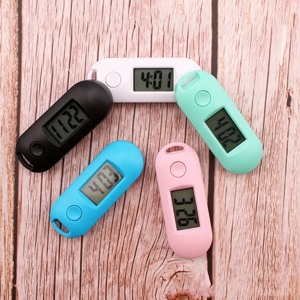 Digital Silent Electronic Clock Student Exam School Library Pocket Watch Creative Design Backlit Lcd Display Portable Style Mini