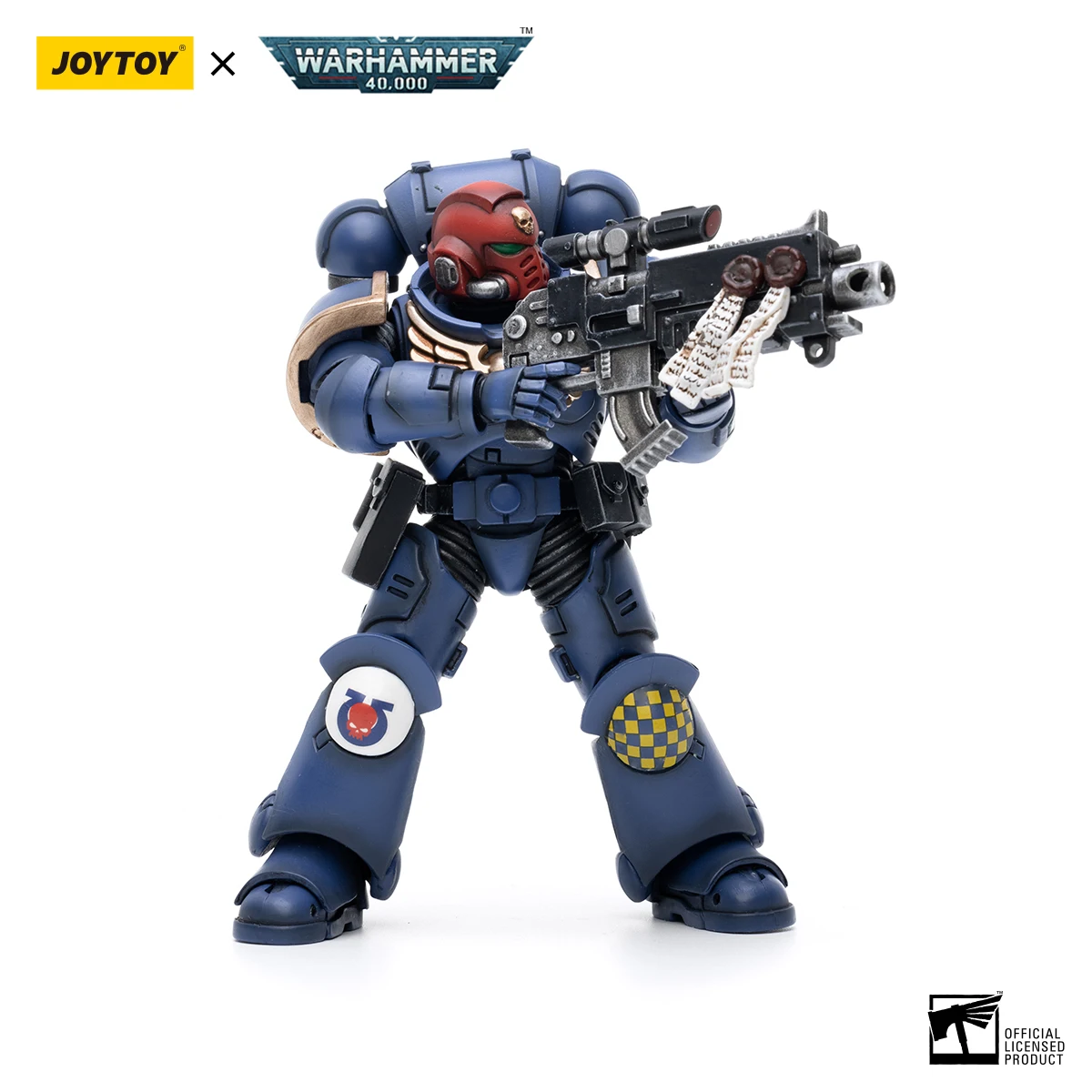 Warhammer 40K JOYTOY Ultramarines Heroes of The Chapter 3 przedmioty Posca figurka Castor Model ruchome zabawki kolekcja Erastus