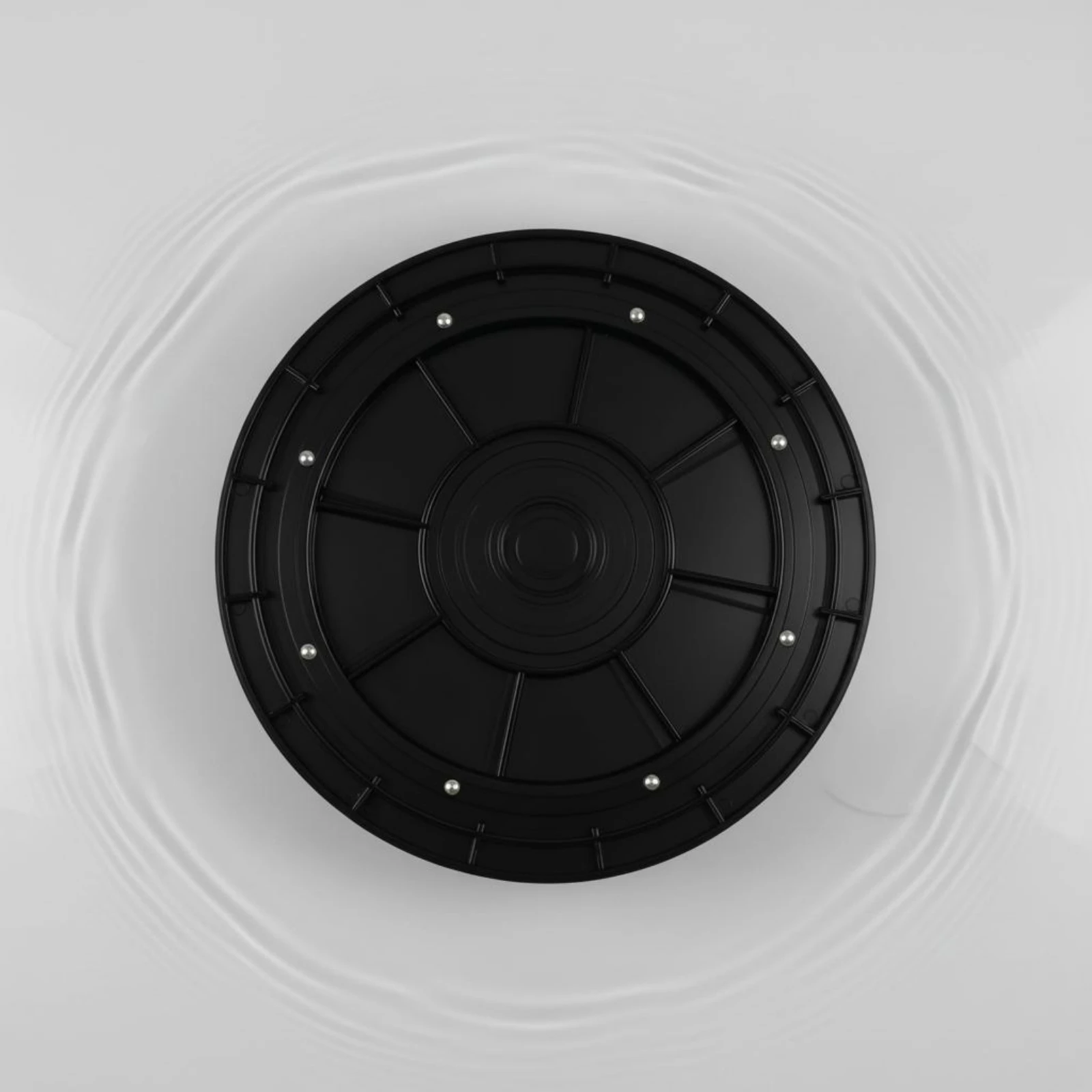 360-Degree Rotating Turntable Base Reinforced Clear Acrylic Display Turntable Round Rotating Display Base Polished Rim