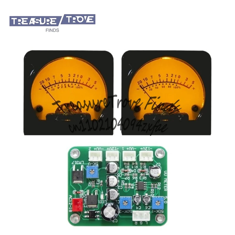 

Для 45-мм VU-метр, плата стерео аудиоусилителя, индикатор уровня, подсветка, регулируемая с платой драйвера