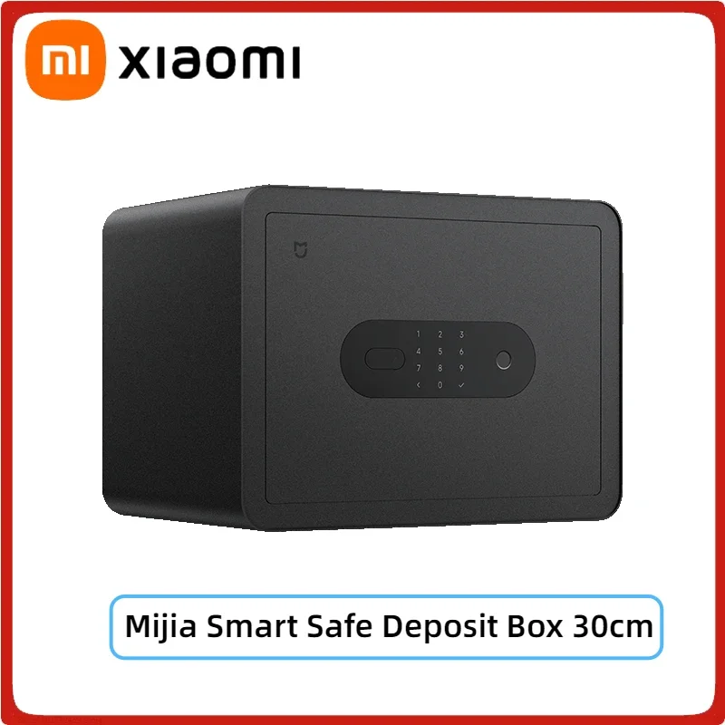 Xiaomi Mijia Smart Safe Deposit Box 30CM Fingerprint Password 6 Unlocking Methods Office Home Safety Safe Deposit Box