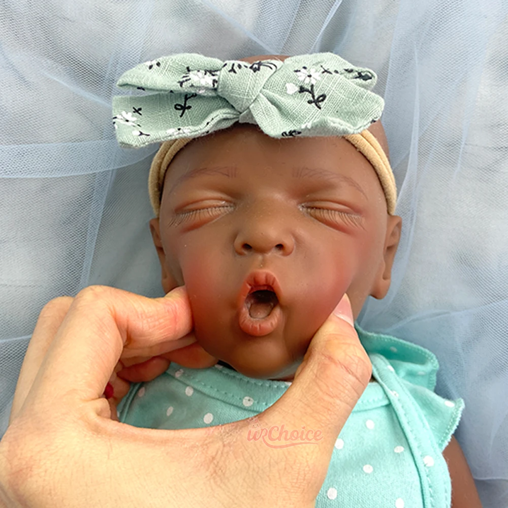 42cm Silicone Renaissance poupée douce imperméable vivante bébé fille parentalité préparation poupée pratique réaliste pour les couples enceintes