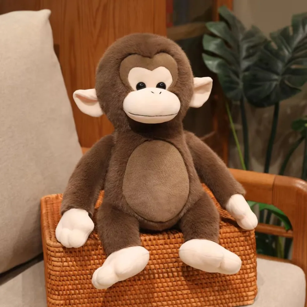 Birthday Gift Stuffed Monkey Simulation Realistice Monkey Cartoon 28/40CM Orangutan Room Decor