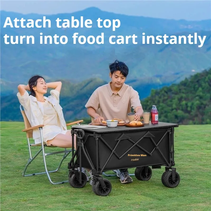 Amazing Hiking Camping Cart Convenient Portable Outdoor Multitool Trolleys Wilderness Survival Holiday Accessories Travel