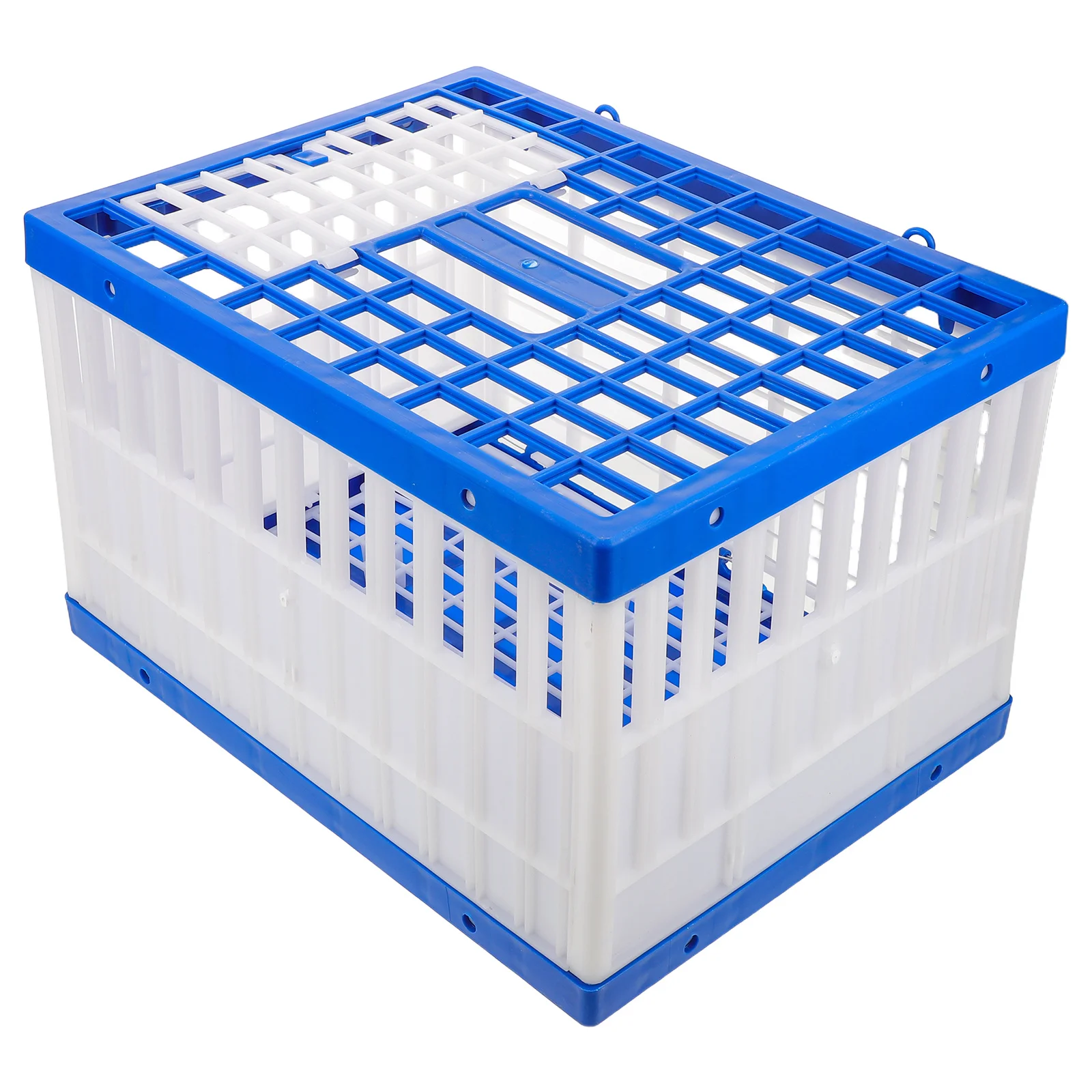 

15.64X11.71X9.82In Foldable Training Basket Ventilated Plastic Pigeon Release Box For Use Portable Bird Travel Cage