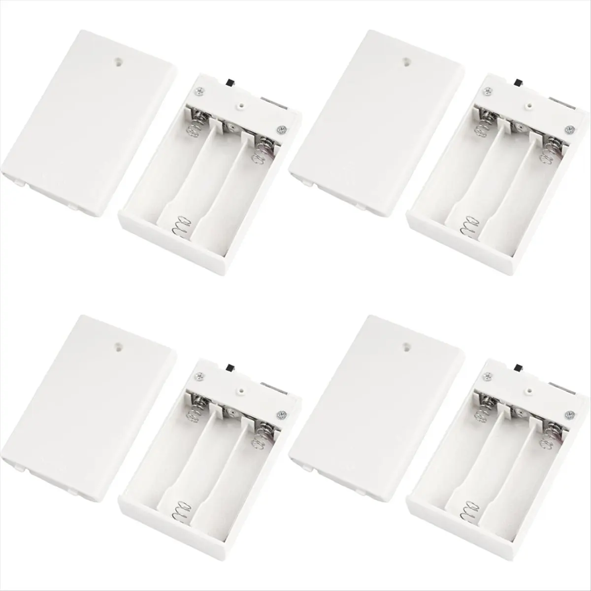 SWXF 4PCS Portable USB Battery Pack for 5V LED Lights-Battery Operated Power Supply Converter, Ideal for Indoor&Outdoor Use