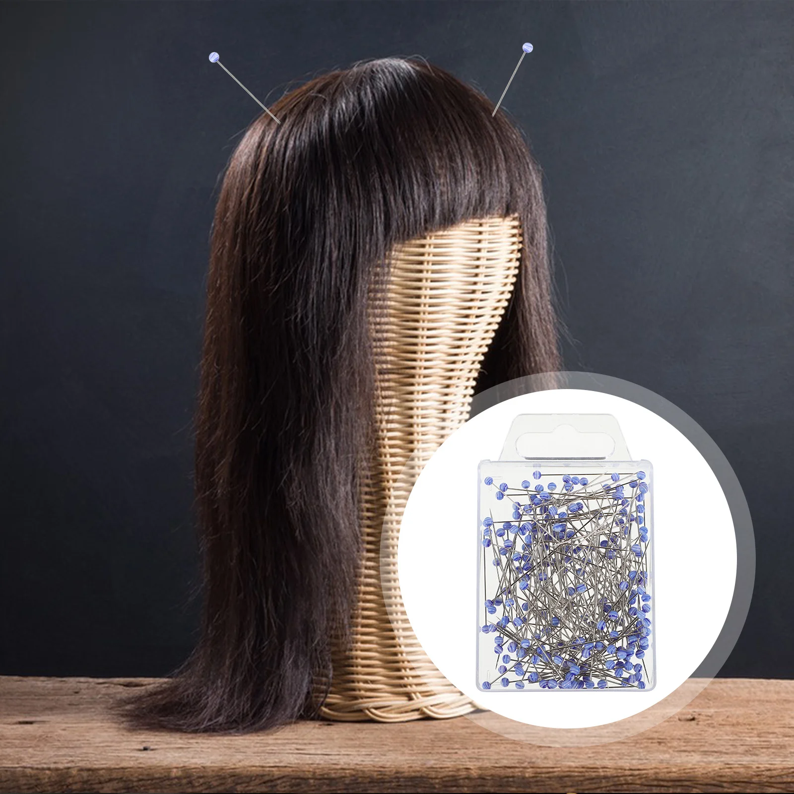 

200Pcs Sewing Locating Pin Colored Ball Head Lightweight Multiuse for Crafts Wedding Decoration Daily Sewing Supplies