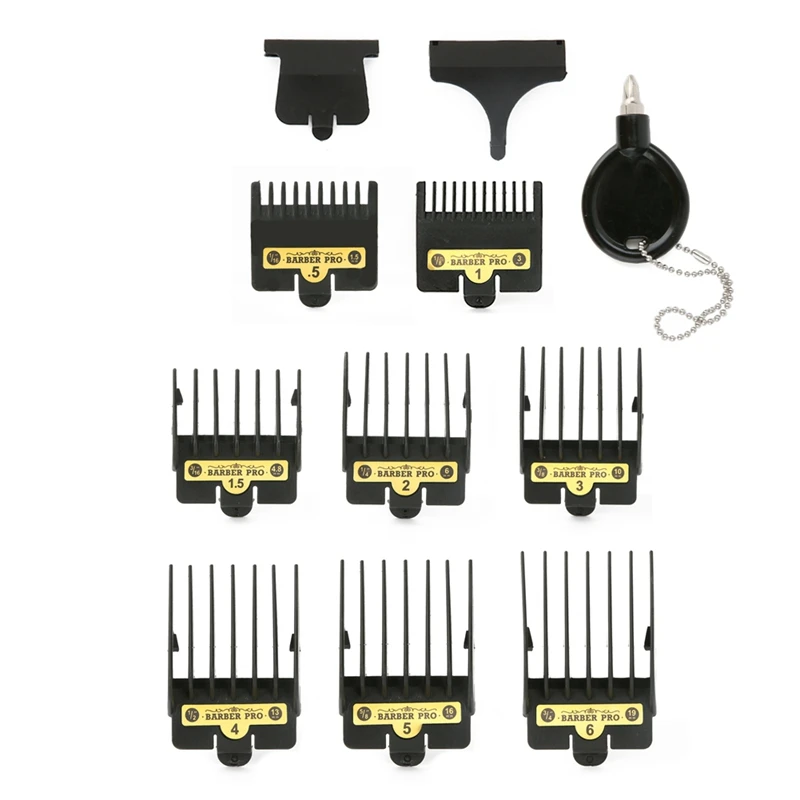 Premium Clipper Guards For Babyliss Barberology FX825, FX870, FX880, And FX673 Clippers,Trimmer Replacement Guards