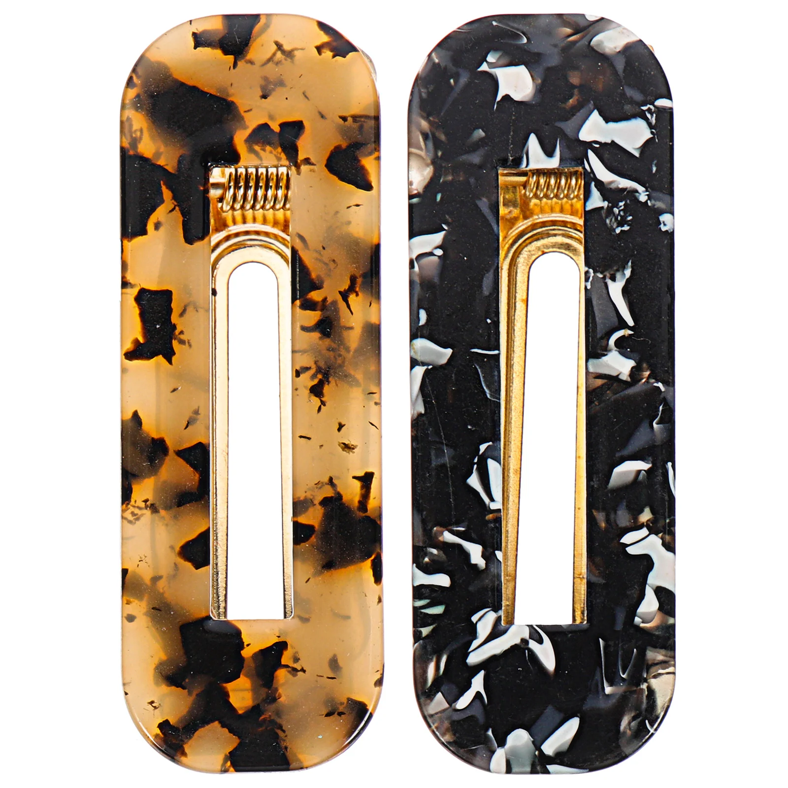 

2pcs Hair Clips For Women Sweet Decorative Billed Clips Sturdy Durable Smooth Suitable For Thin Thick Curly Straight Hair
