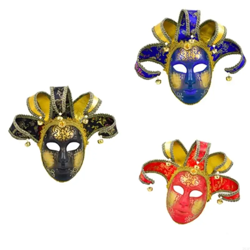 

DXAE Mask Venetians Comedy Mask Mardi Gras Mask Halloween Mask Masquerade Mask