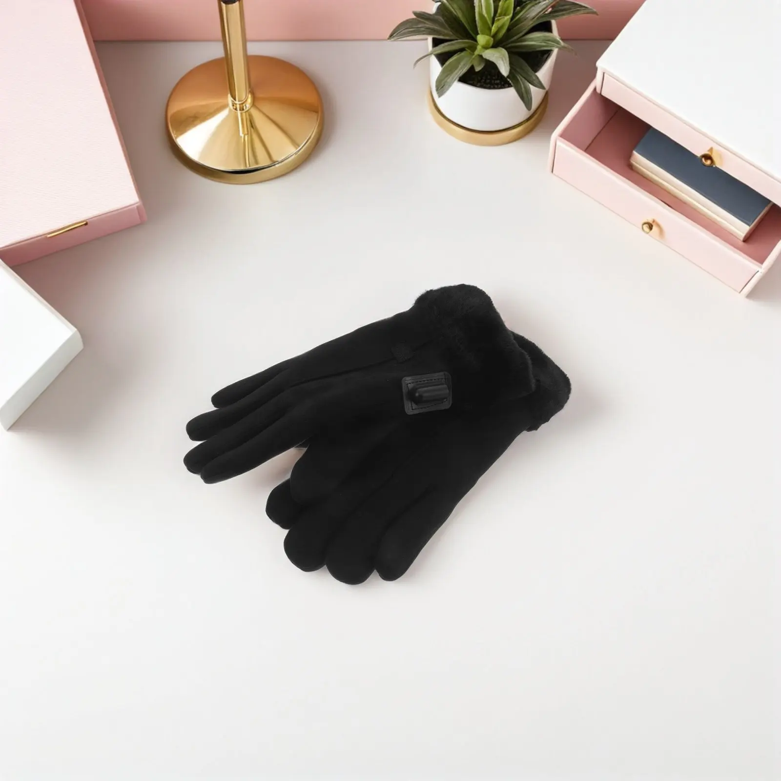 

1 пара женских перчаток с USB-подогревом, водонепроницаемые термоперчатки для зимних видов спорта, для катания на лыжах, езды на велосипеде, пеших прогулок, активного отдыха на природе