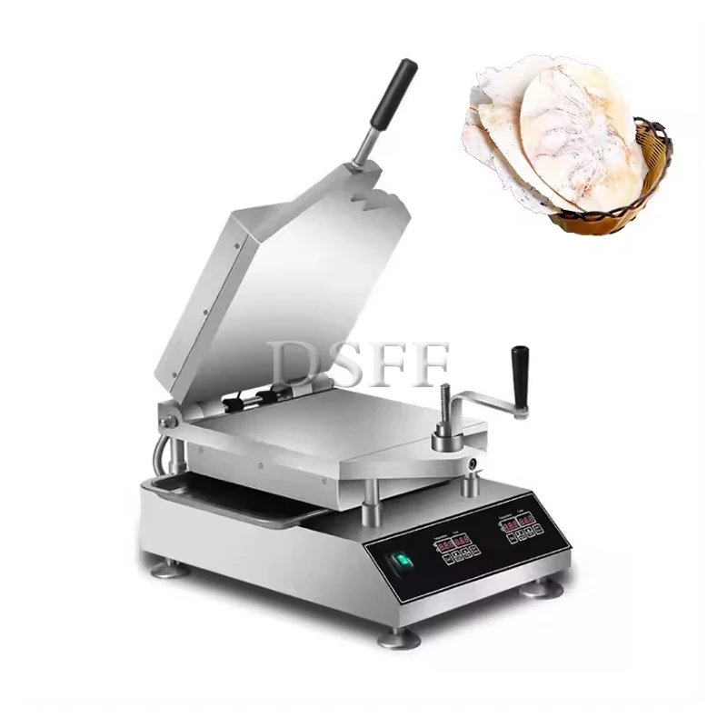 Small Seafood Fossil Pancake Machine Electric Thin Pancake Machine Scallop Pancake Machine Crispy Pancake Forming Machine