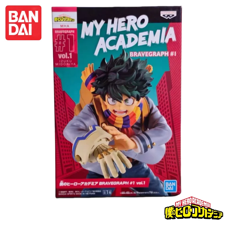 

В наличии оригинальный Bandai Banpresto My Hero Academia Bravegraph Midoriya Izuku # 1Vol.1 Призы Гаражный комплект Модель Статическая