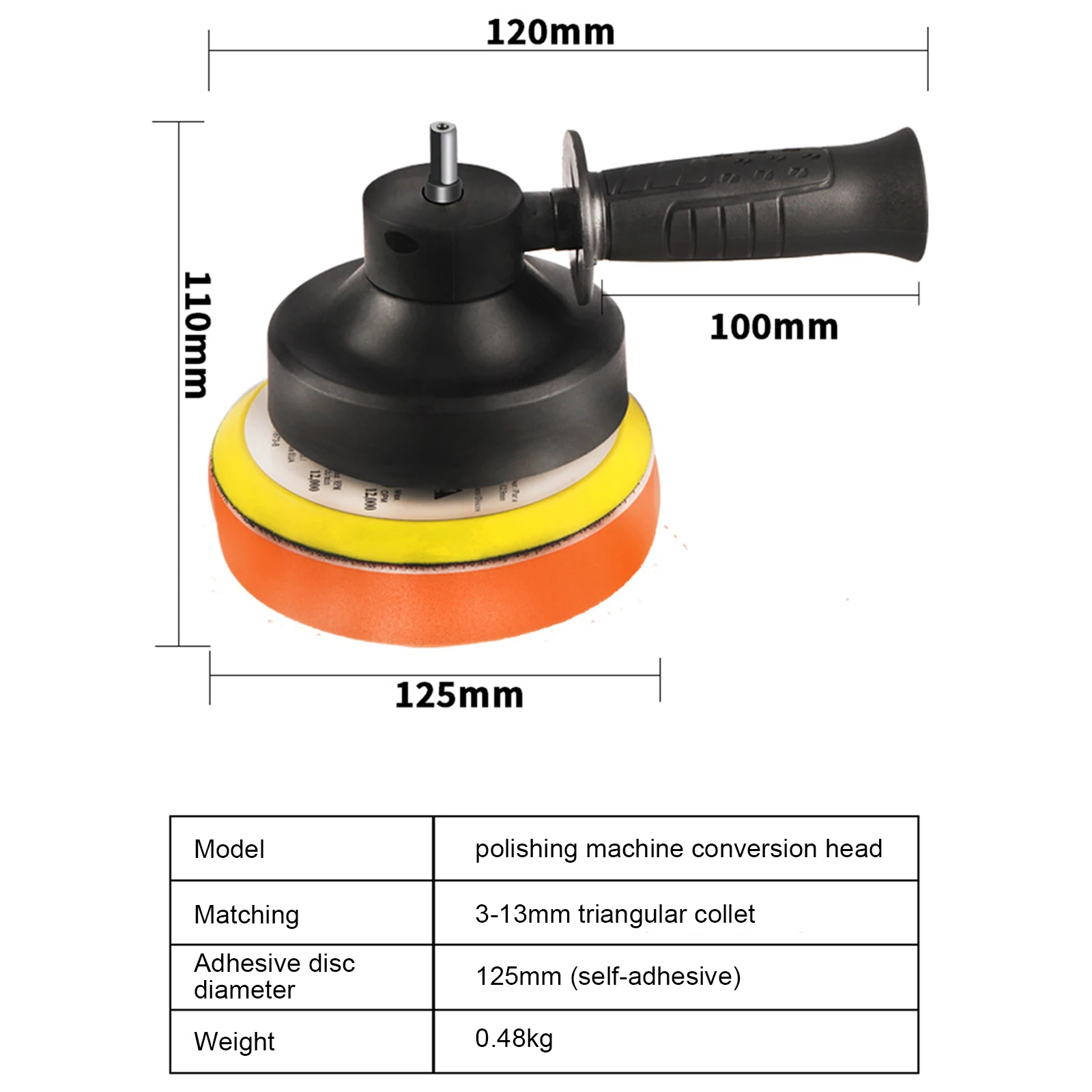 Car Polisher Machine Wool Wax Sponge Polishing Wheel Electric Drill Bit Adapter Buffing Pad Polishing Head Kit Power Tool