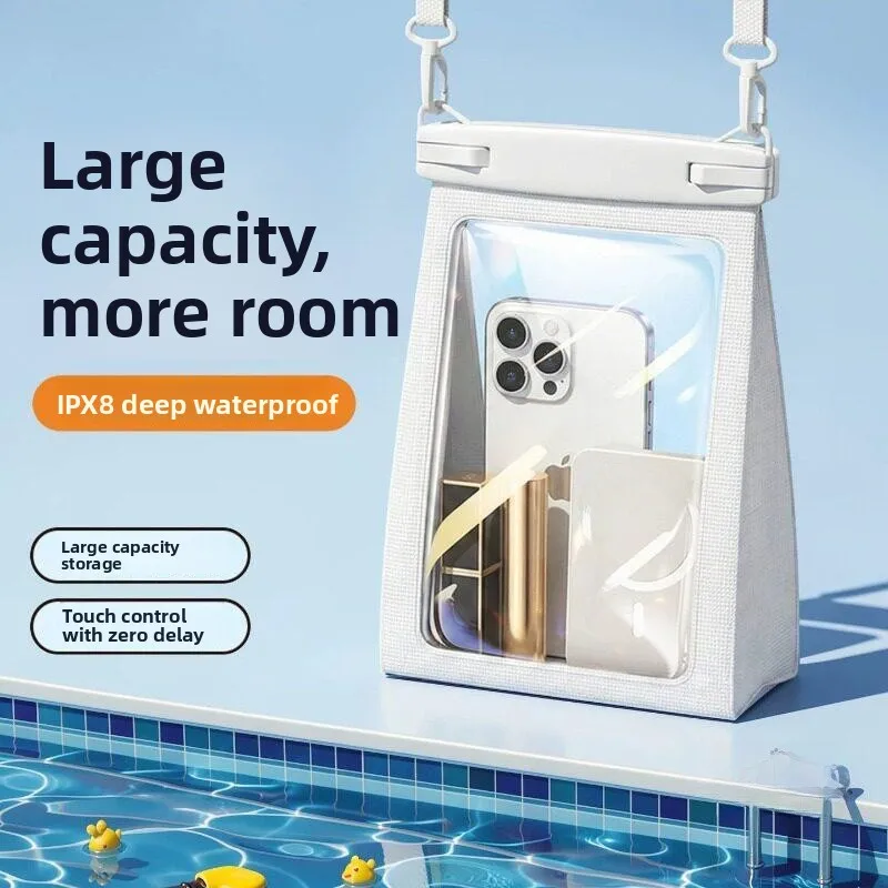 large-capacity-touchscreen-waterproof-phone-bag-transparent-crossbody-beach-photography-swimming-floating-protection-case