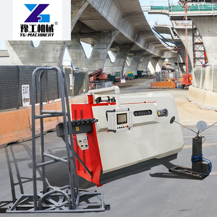 

Customized 4-12MM CNC Steel Rebar Stirrup Bending Machine With 25KW Motor Automatic Carbon Steel Processing