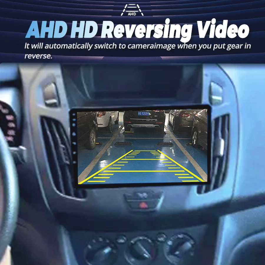 Reproductor de vídeo Multimedia para coche, Radio para Ford transit ransit Connect 2014-2015, Android, GPS, navegación CarPlay, pantalla táctil estéreo