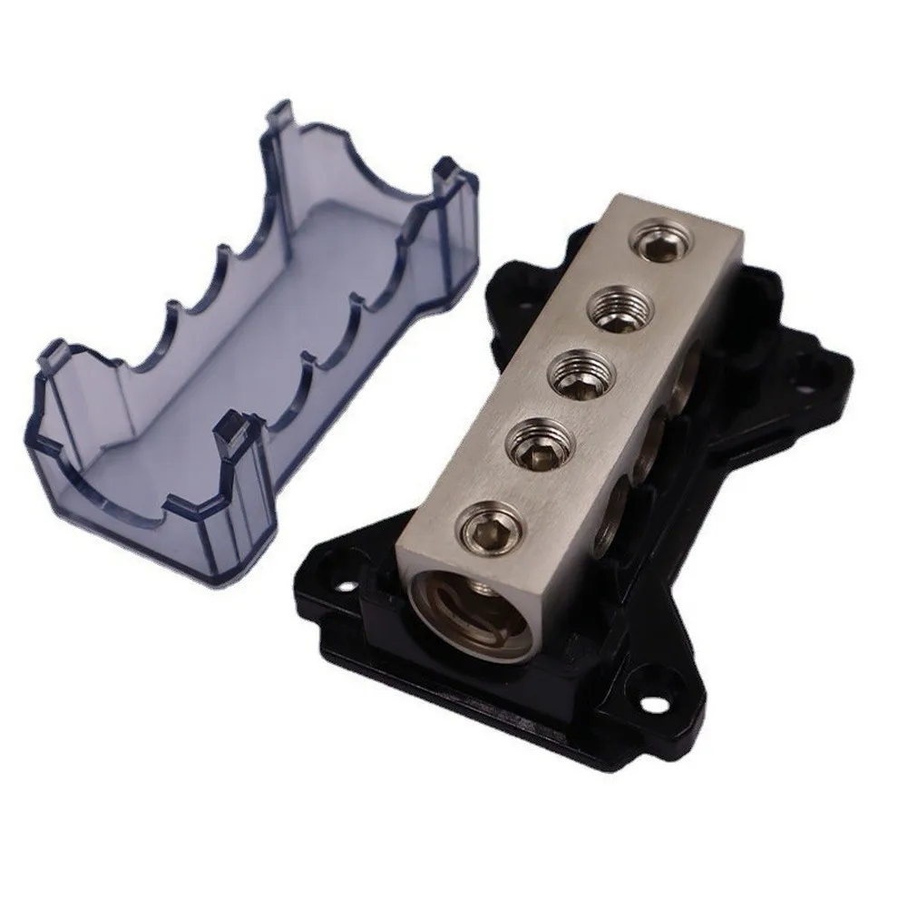Car Audio Modification 1Amplifier Ground Wire Hub Negative Grounding Junction Box For Cars, Trucks, Boats, RV Or Other Vehicles