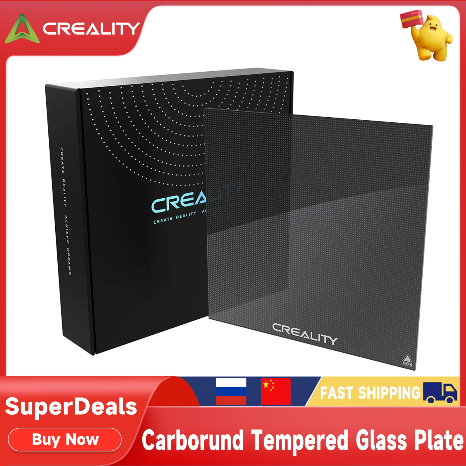 Creality Ender 3 Glass Bed 235x235x4mm