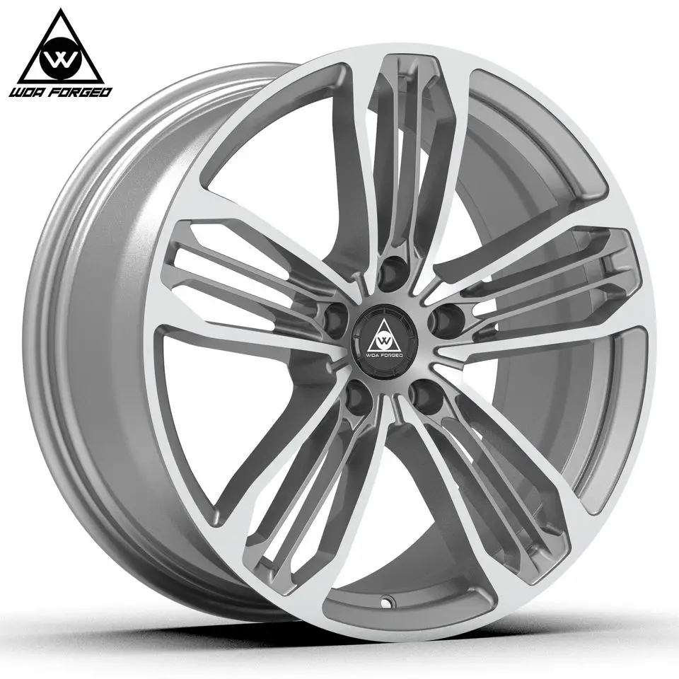 Rueda de alta gama personalizada, llanta forjada monobloque multi-PCD de 18-22 pulgadas, pieza automotriz universal ligera para tuning de automóviles de pasajeros.