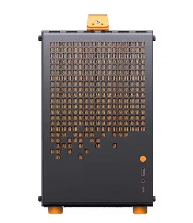 JONSBO Z20 Orange Black MATX ATX Chassis 20L Detachable Handle Case 163mm Air-Cooled Graphics Card Type-C Desktop Small Space
