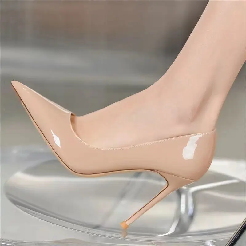 Women\'s Summer Footwear Pink Stilito Shoes for Woman 2024 Evening Office Pointed Toe Super High Heel Quality Korean Style E Y2k