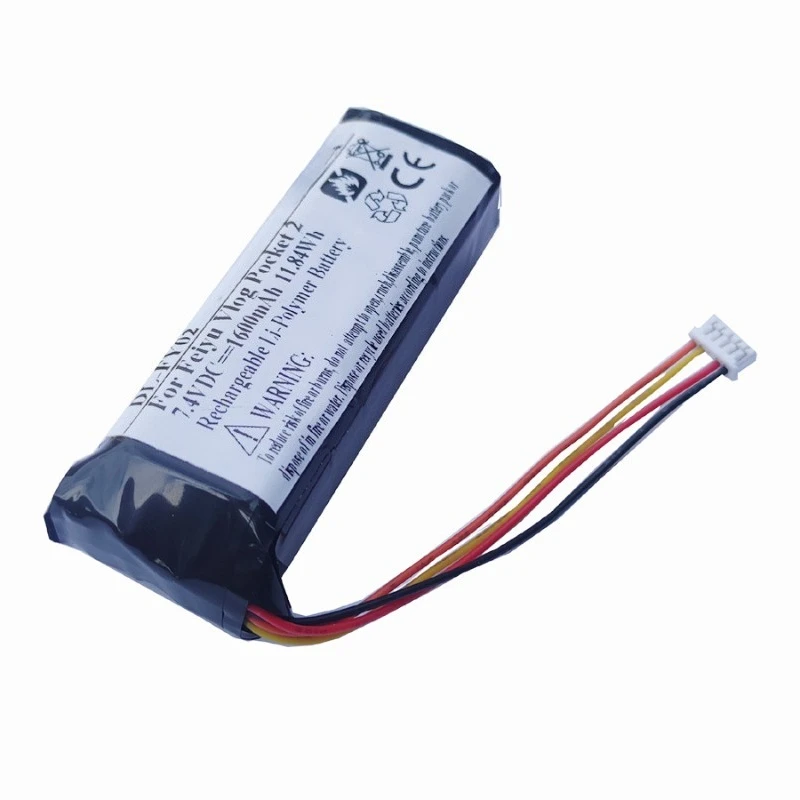 High Quality DL-FY02 7.4V 1600mAh Handheld Gimbal Battery for Feiyu Vimble2s Vlog pocket2 Replaceable Battery