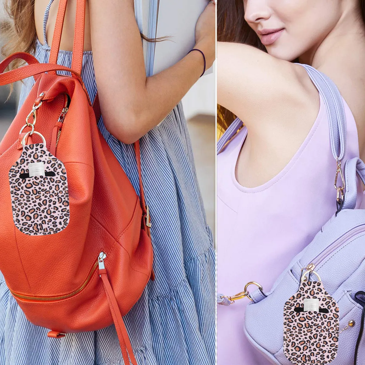 

4Pcs 30Ml Refillable Bottle Pouch Protective Hand Cover for Liquid Soap Perfume Lip Gloss Lightweight Travel Friendly