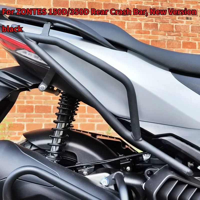 Motorcycle Front Rear Crash Bar Anti-fall Bumper Guard Frame Protector For ZONTES 350D Front Bumper 150D Rear Guard Scooter Modi