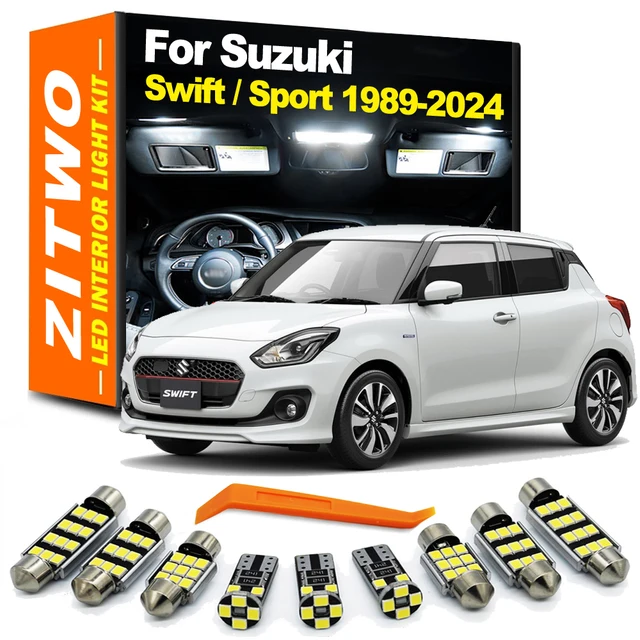 ZITWO Samochodowa żarówka LED Wnętrze kopuły Mapa Oświetlenie bagażnika Zestaw do Suzuki Swift 1989-2017 2018 2019 2020 2021 2022 2023 2024 Akcesoria