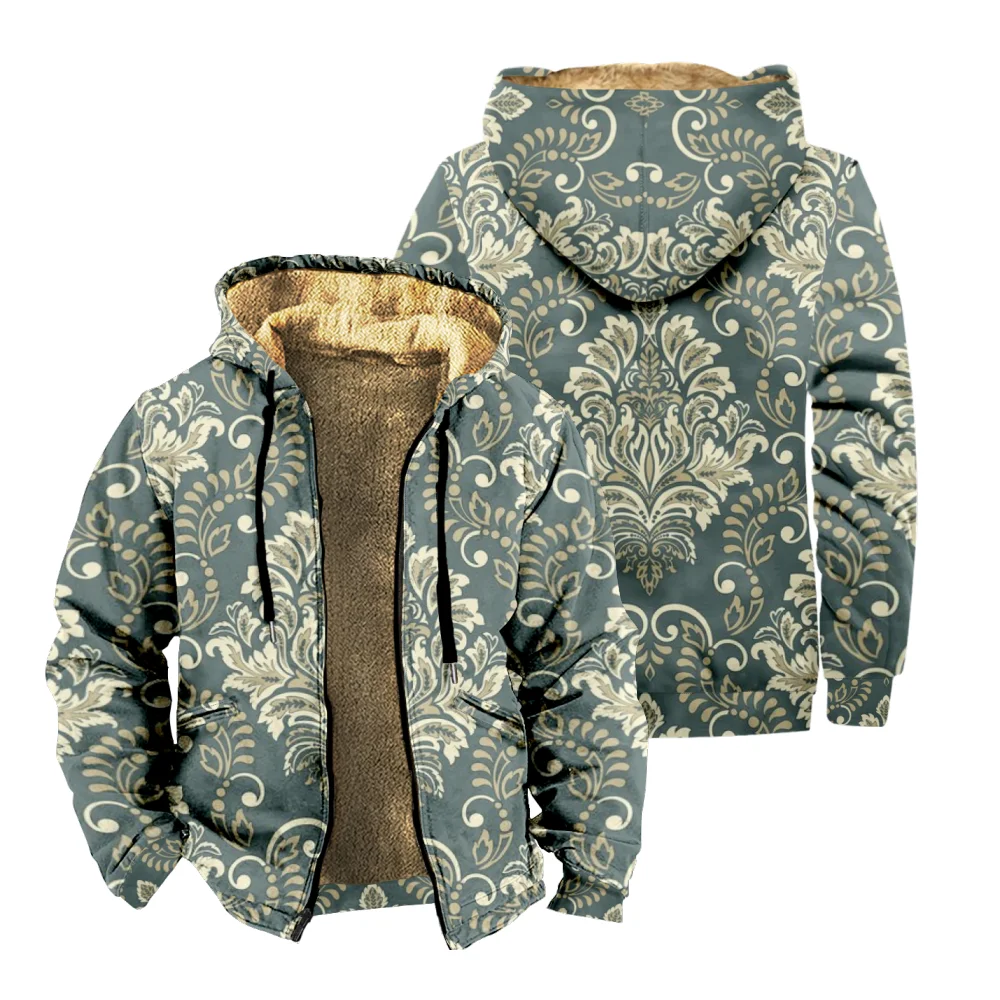 Heren Winter Vintage Parka 'S Lange Mouw Amerikaanse Witte Vlag Logo Print Jas Voor Mannen/Vrouwen Dikke Kleding Streetwear