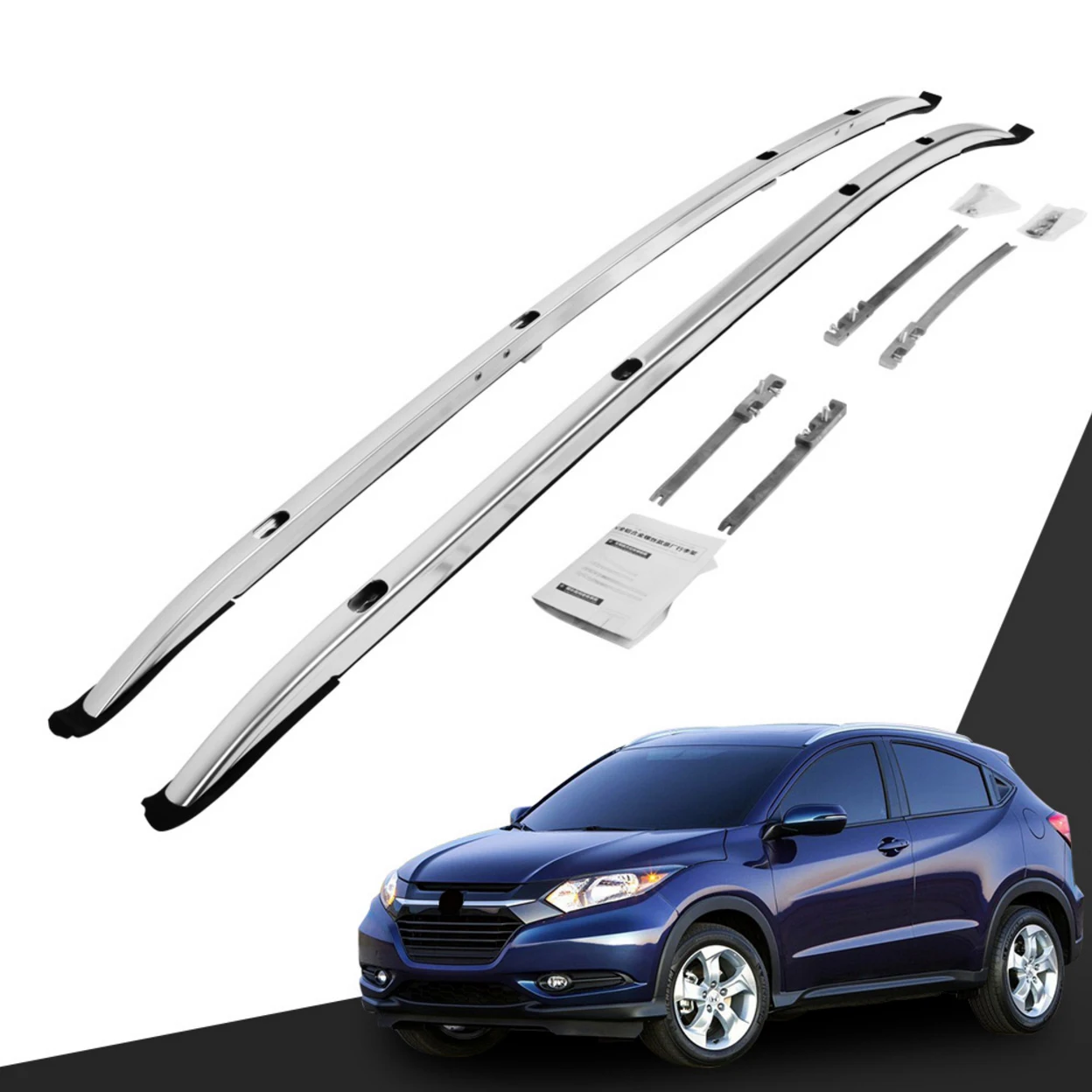 2Pcs Fit for Honda HRV HR-V Vezel 2016-2021 roof rails Roof Rack Side Rail Bars