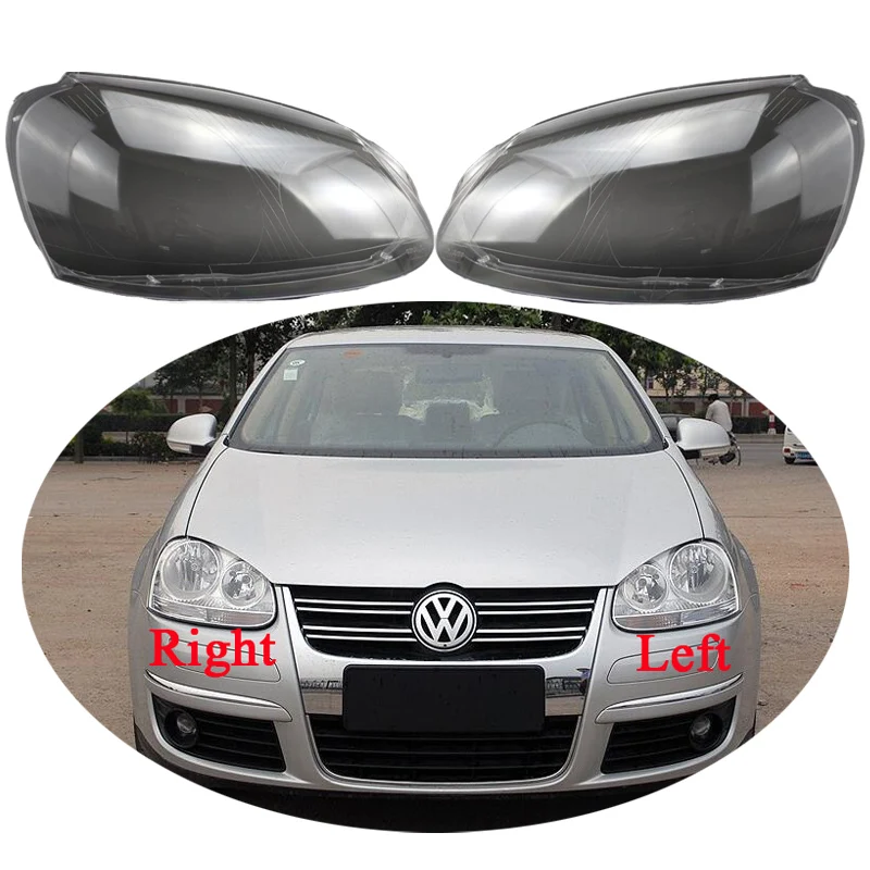 

For Volkswagen VW Jetta Sagitar Car lampshade 2006-2011 Headlight Shell Headlamp Shade Transparent Lamp Shell Glass Lens