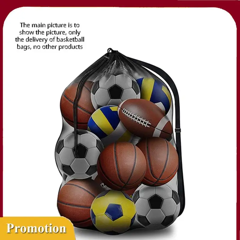 

Hot!Extra Large Basketball And Volleyball Mesh Bag. Used To Store Basketball, Volleyball, Baseball And Swimming Equipment. Durab