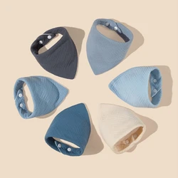 Comfortable & Long Service Drooling Towel Cotton Newborns Bibs Adjust Soft Towel Convenient Crepe Towel Set for Infants