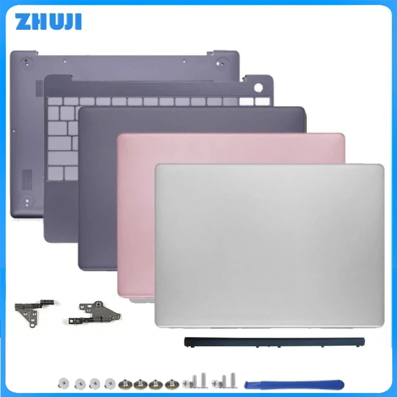 For MateBook 13 WRT-W19L W29L WRT-W09 HN-W19R New LCD Back Cover Palmrest Upper Case Keyboard Lower Bottom Cover