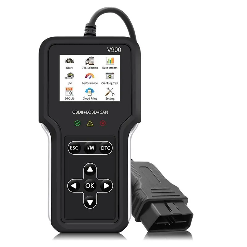

Диагностический сканер A80X-Car OBD II EOBD V900: Считыватель кодов неисправностей OBD2, проверка системы двигателя, тестер аккумулятора