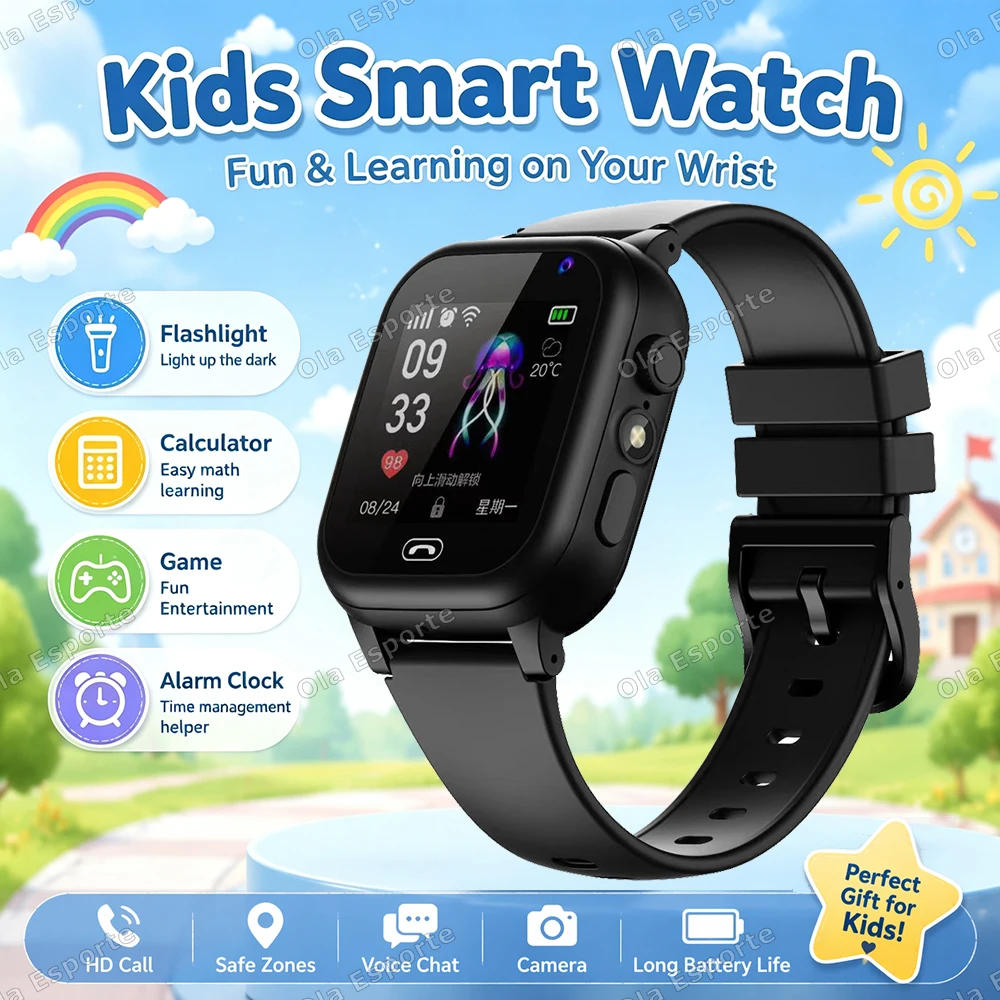 Smartwatch Watches For Kid Boy Waterproof - Smartwatch dla dzieci 2027 5G GPS