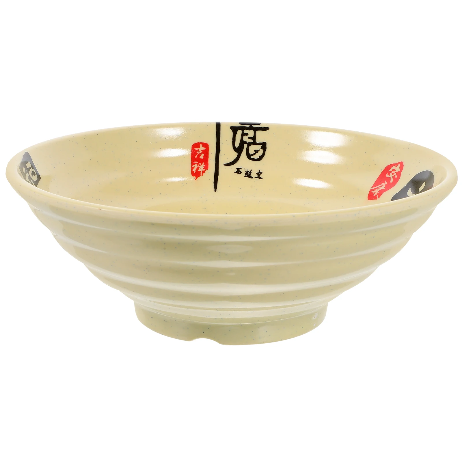 

1Pcs Melamine Bowl Large Capacity Beautiful Craftsmanship for Soup Noodles Salad Grain Pasta Fruit Snack Bowl Household Food